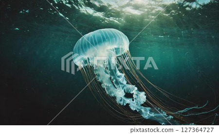 水母在水中 127364727