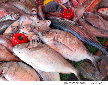 Essaouira fish market, Morocco 127365218