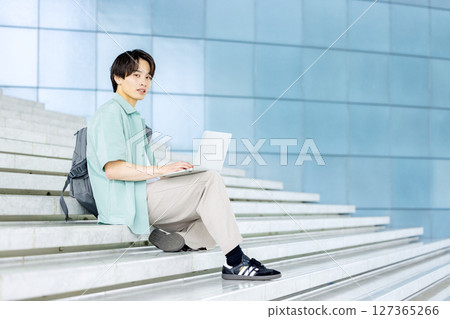 Campus college student Campus college student 127365266