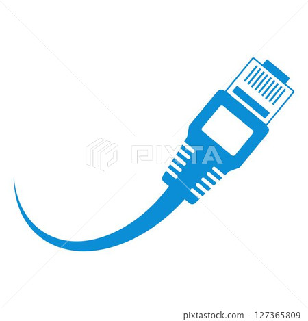 Computer port icon design 127365809