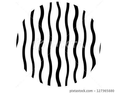 Monotone zigzag striped decoration Monotone zigzag striped decoration 127365880