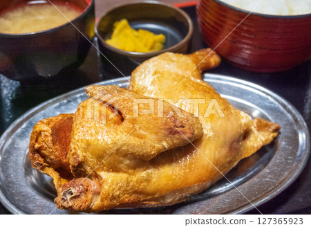 Deep-fried chicken, Otaru, Hokkaido Deep-fried chicken, Otaru, Hokkaido 127365923