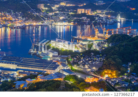 (Nagasaki Prefecture) Night view of Mount Inasa, one of Japan's three greatest night views (Nagasaki Prefecture) Night view of Mount Inasa, one of Japan's three greatest night views 127366217