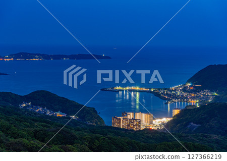 (長崎縣)日本三大夜景之一的稻佐山夜景 (長崎縣)日本三大夜景之一的稻佐山夜景 127366219
