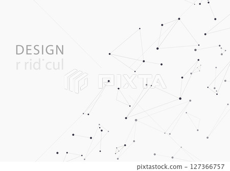 Connection lines and dots 127366757