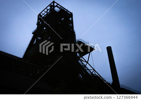 Dolni Vitkovice at dusk. DOV. Industrial Complex in Ostrava. Czech Republic. 127366944