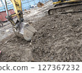 A shovel car that excavates earth 127367232