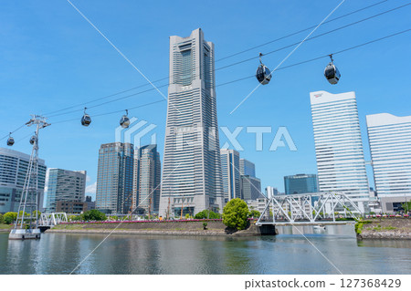 Yokohama Ropeway and Landmark Tower (Minato Mirai) 127368429