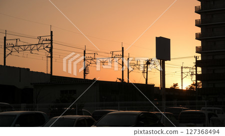 Sunset sky 127368494