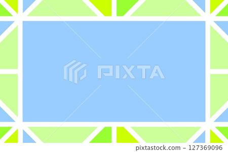 Geometric pattern frame square triangle pastel color 127369096