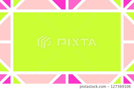 Geometric pattern frame square triangle pastel color 127369106