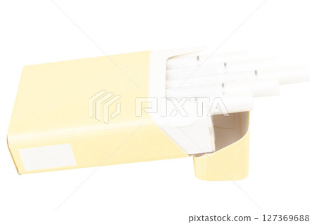 cigarette box on white background product cigarette box on white background product 127369688