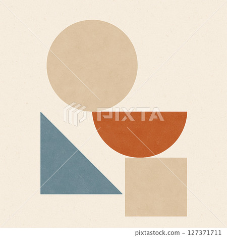 Illustration to feel the texture of Japanese paper 127371711