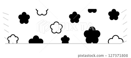 Minimalist doodle style decorative tape for journals or note paper Minimalist doodle style decorative tape for journals or note paper 127371808