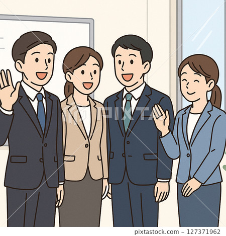 商人互相問候 127371962