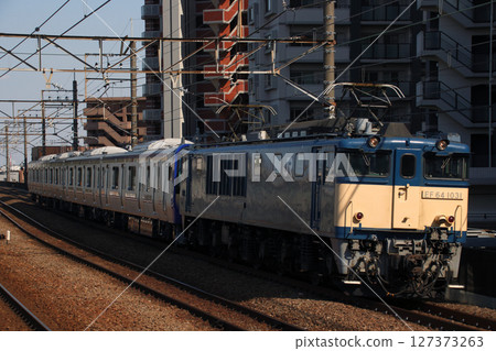 Yokosuka Sobu Rapid Line E235 series (in Saitama prefecture) carried to Tokyo 127373263