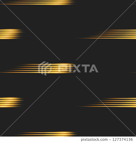 seamless pattern on black background golden lines 127374136