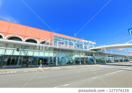[長崎縣] 箕島大橋和長崎機場晴空萬裡 127374238