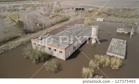 Floods on the planet, global warming. Climate change,natural disastersthe riot of nature. The apocalypse, catastrophes.Storms and destruction.The remnants of human life are floating in dirty water.End Floods on the planet, global warming. Climate change,natural disastersthe riot of nature. The apocalypse, catastrophes.Storms and destruction.The remnants of human life are floating in dirty water.End 127375493