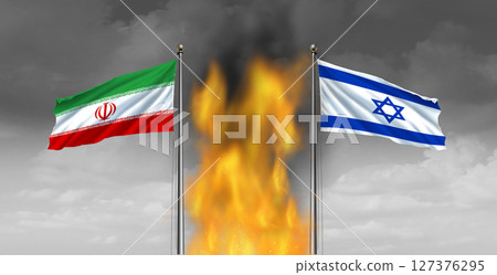 Israel Iran Middle East War 127376295