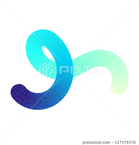Abstract fluid gradient shape with 3D liquid brush strokes, blurred neon waves, holographic color blend design. Flat vector illustration isolated on white background. Abstract fluid gradient shape with 3D liquid brush strokes, blurred neon waves, holographic color blend design. Flat vector illustration isolated on white background. 127376570