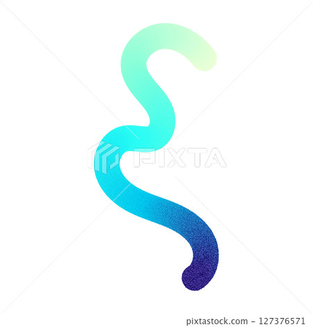 Abstract fluid gradient shape with 3D liquid brush strokes, blurred neon waves, holographic color blend design. Flat vector illustration isolated on white background. Abstract fluid gradient shape with 3D liquid brush strokes, blurred neon waves, holographic color blend design. Flat vector illustration isolated on white background. 127376571