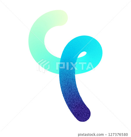 Abstract fluid gradient shape with 3D liquid brush strokes, blurred neon waves, holographic color blend design. Flat vector illustration isolated on white background. Abstract fluid gradient shape with 3D liquid brush strokes, blurred neon waves, holographic color blend design. Flat vector illustration isolated on white background. 127376580