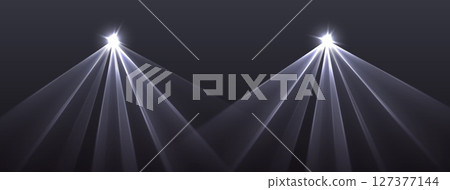 White lasers background., glowing rays or neon beams, bright futuristic backdrop.. 127377144