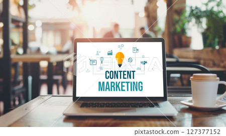 Content marketing for brisk online business and e-commerce 127377152