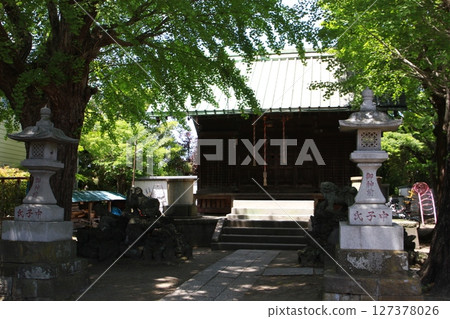 千葉縣市川市本鹽市的本鹽豐池神社 127378026