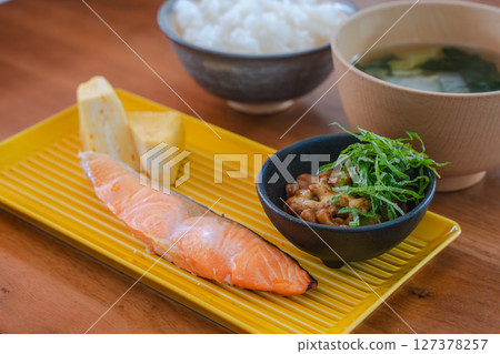 A Japanese breakfast to start your day A Japanese breakfast to start your day 127378257