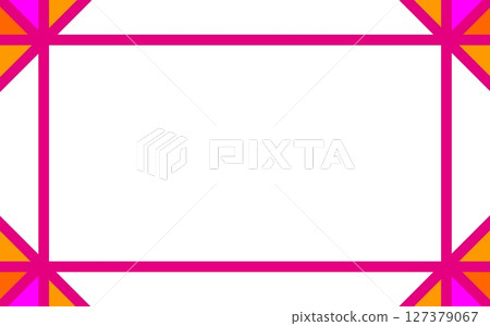 框架，白色背景，三角形 127379067
