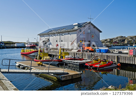 Harbour area on the skerry island of Fotoe Harbour area on the skerry island of Fotoe 127379366