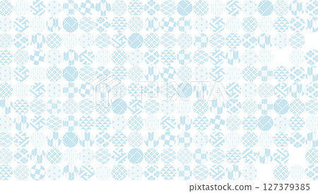 Cool Japanese pattern background illustration for the summer season Cool Japanese pattern background illustration for the summer season 127379385