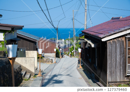 Sado Island Aikawa/Kyomachi Street streetscape Sado Island Aikawa/Kyomachi Street streetscape 127379460