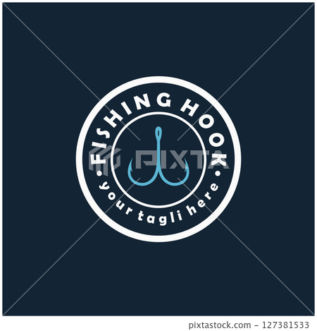 fishing hook logo design, fishing bait, fishing shop, tournament, angler, fishing community fishing hook logo design, fishing bait, fishing shop, tournament, angler, fishing community 127381533