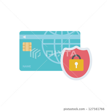 信用卡安全圖示 信用卡安全圖示 127381766