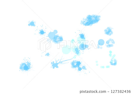 Watercolor blue background material Watercolor blue background material 127382436
