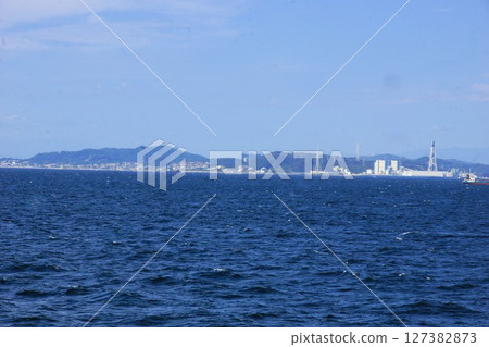 View from the Tokyo Bay Ferry Tokyo Bay (view of the Miura Peninsula) View from the Tokyo Bay Ferry Tokyo Bay (view of the Miura Peninsula) 127382873