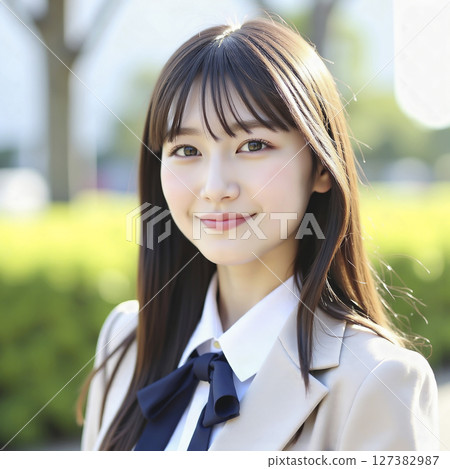 High school girl AI generated image 127382987