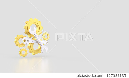 The Tool and Gear for fix or repair concept 3d Rendering. 127383185