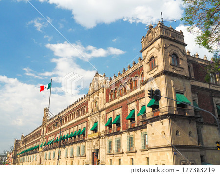 Mexico City National Palace on Zocalo Square 127383219