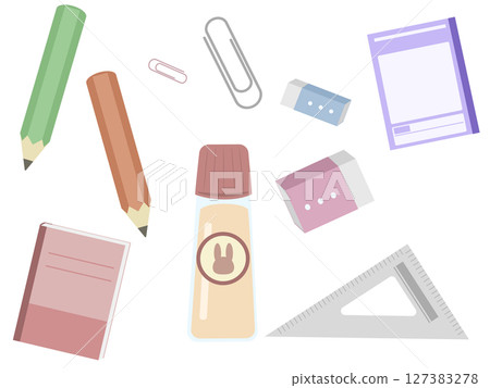 Simple and easy to use♪ Decoration materials for study items 127383278