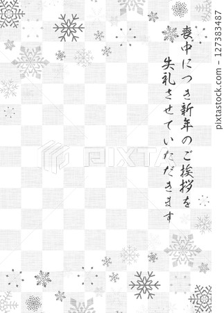 哀悼雪日本圖案背景 127383487