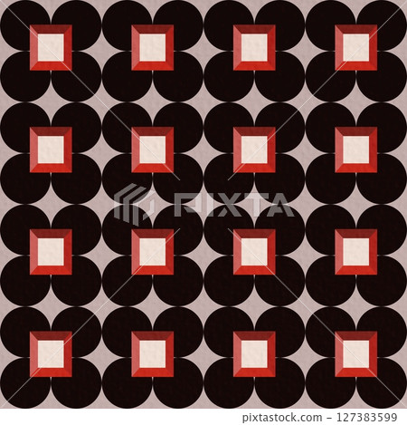 Modern abstract seamless pattern with geometric shapes and textured lines in various shades. Versatile for contemporary designs. Modern abstract seamless pattern with geometric shapes and textured lines in various shades. Versatile for contemporary designs. 127383599