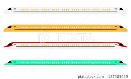 新幹線插圖素材集 127385439