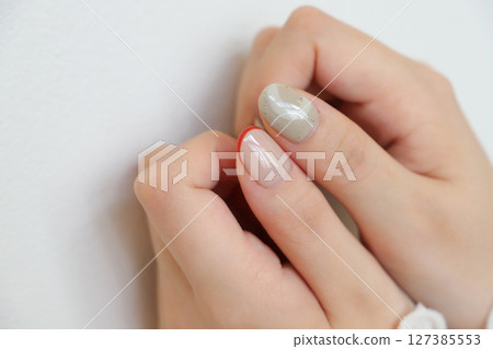 女性指甲 127385553