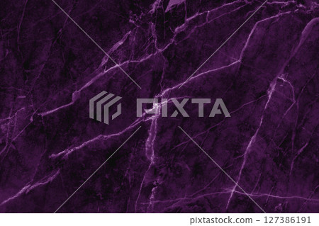 Dark purple marble texture background with high resolution, counter top view of natural tiles stone in seamless glitter pattern and luxurious. 127386191