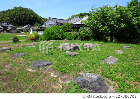 Kawaradera Temple Site Foundation Stone 127386702
