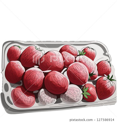 funny clown isolated on white funny clown isolated on white 127386914